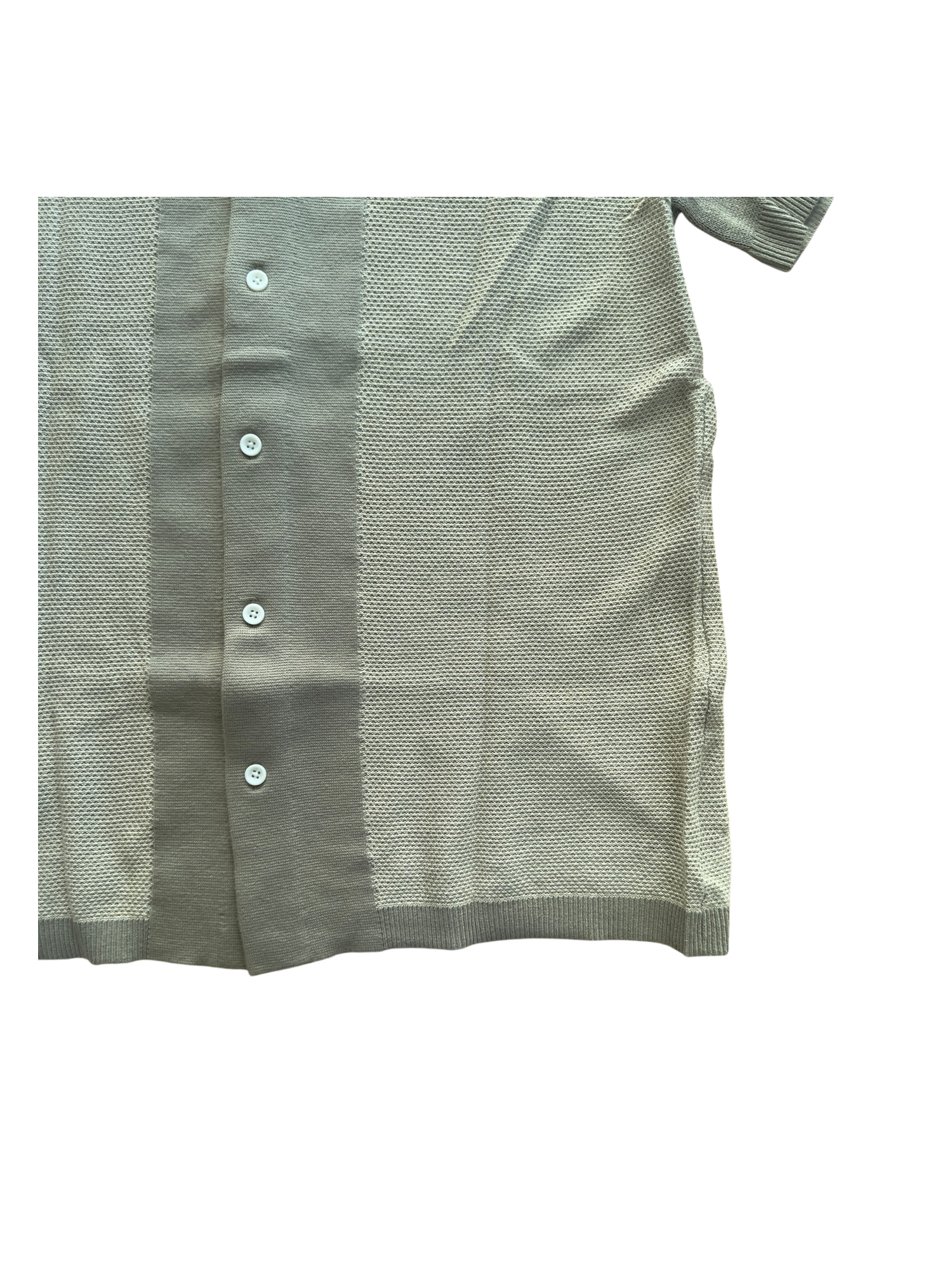 Button Down Polo - Arid Eucalyptus Seed Stitch